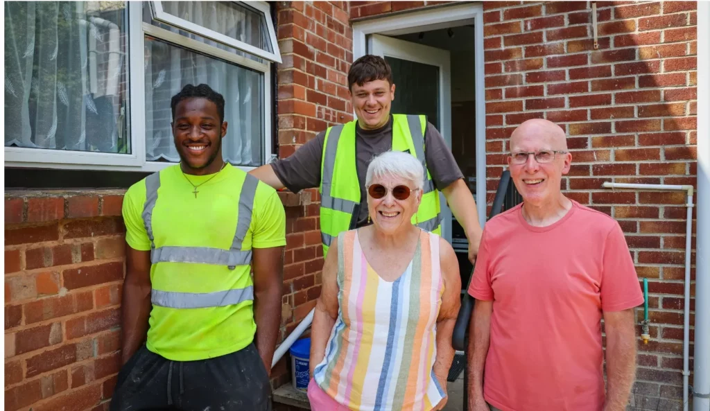 Cornerstone Housing Staff and Tenants