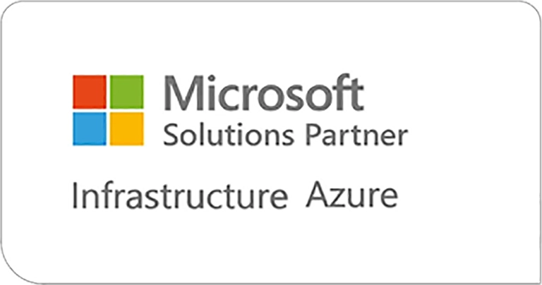 Microsoft Solutions Partner badge for Infrastructure Azure