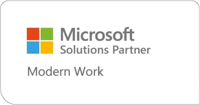 Microsoft Solutions Partner badge for Modern Work solutions