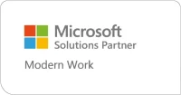 Microsoft Solutions Partner badge for Modern Work solutions