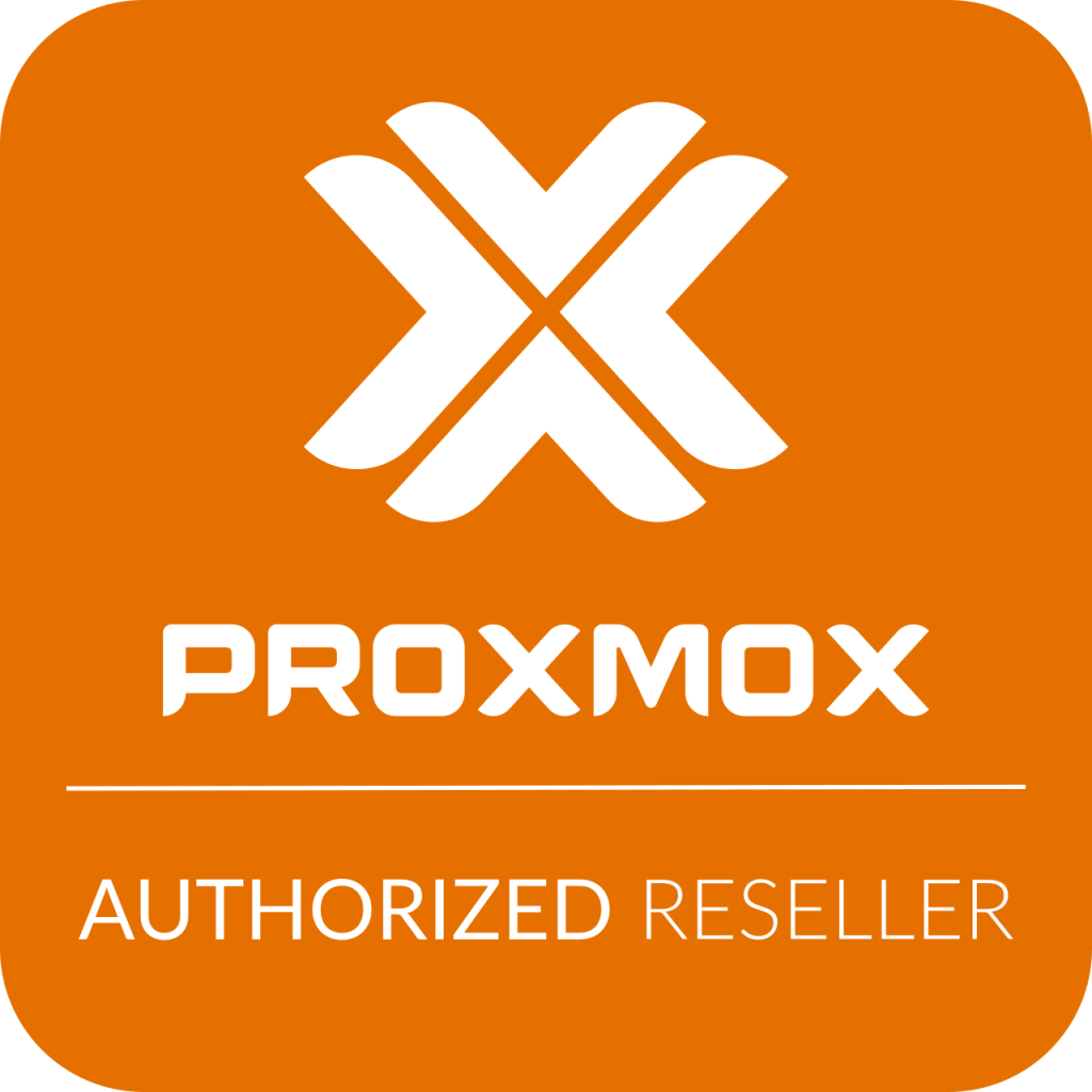 Proxmox authorised reseller logo